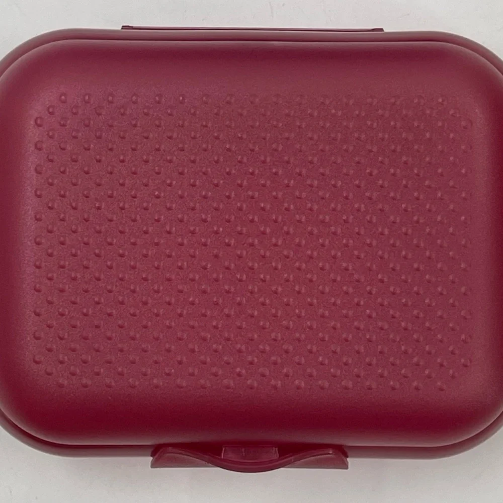 Tupperware Packables 4 Pc. Set Purple Oyster Travel Craft Sewing‎ Rare New HTF